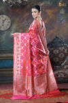 Fuchsia Pink Pure Katan Silk Banarasi Handloom Saree