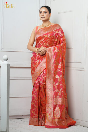 Pure Katan Silk Banarasi Handloom Saree