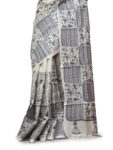 Tussar Silk Kantha Embroidered Saree