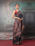 Tussar Silk Kantha Embroidered Saree
